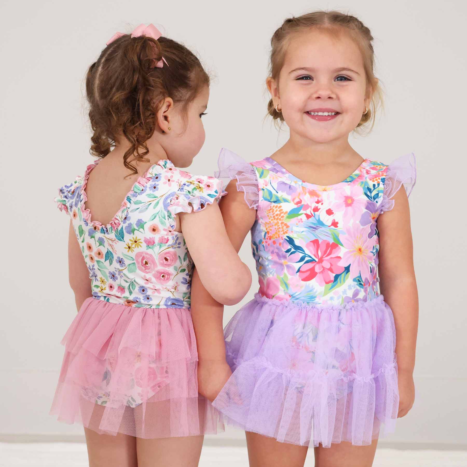 Wildflower Ruffle Skirt Leotard