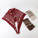 Paisley Print Oversized Square Scarf