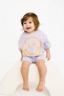 Lilac Short Sleeve Smiley Set