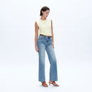Mid Rise Straight Leg Jeans