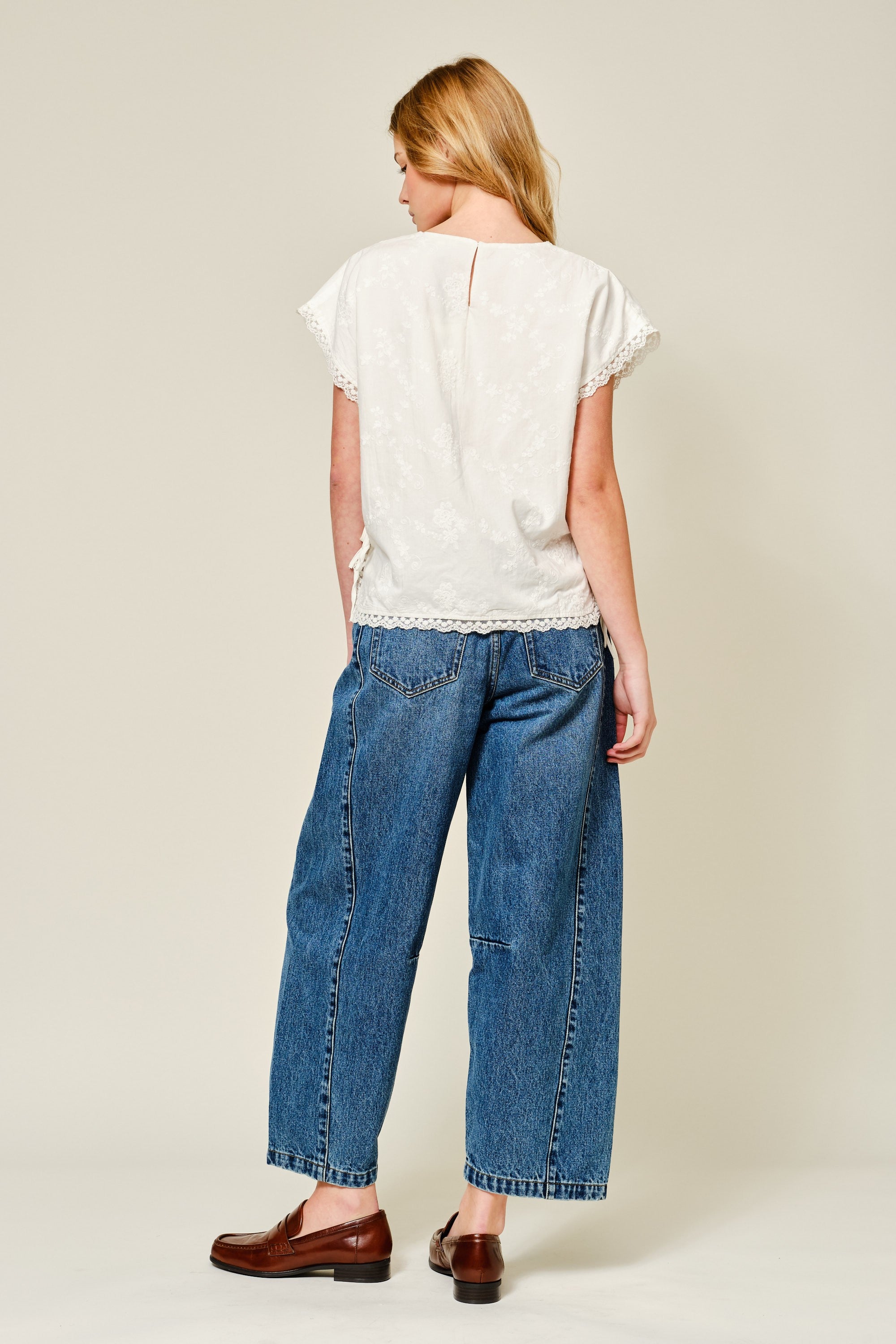 Poncho Embroidered Blouse