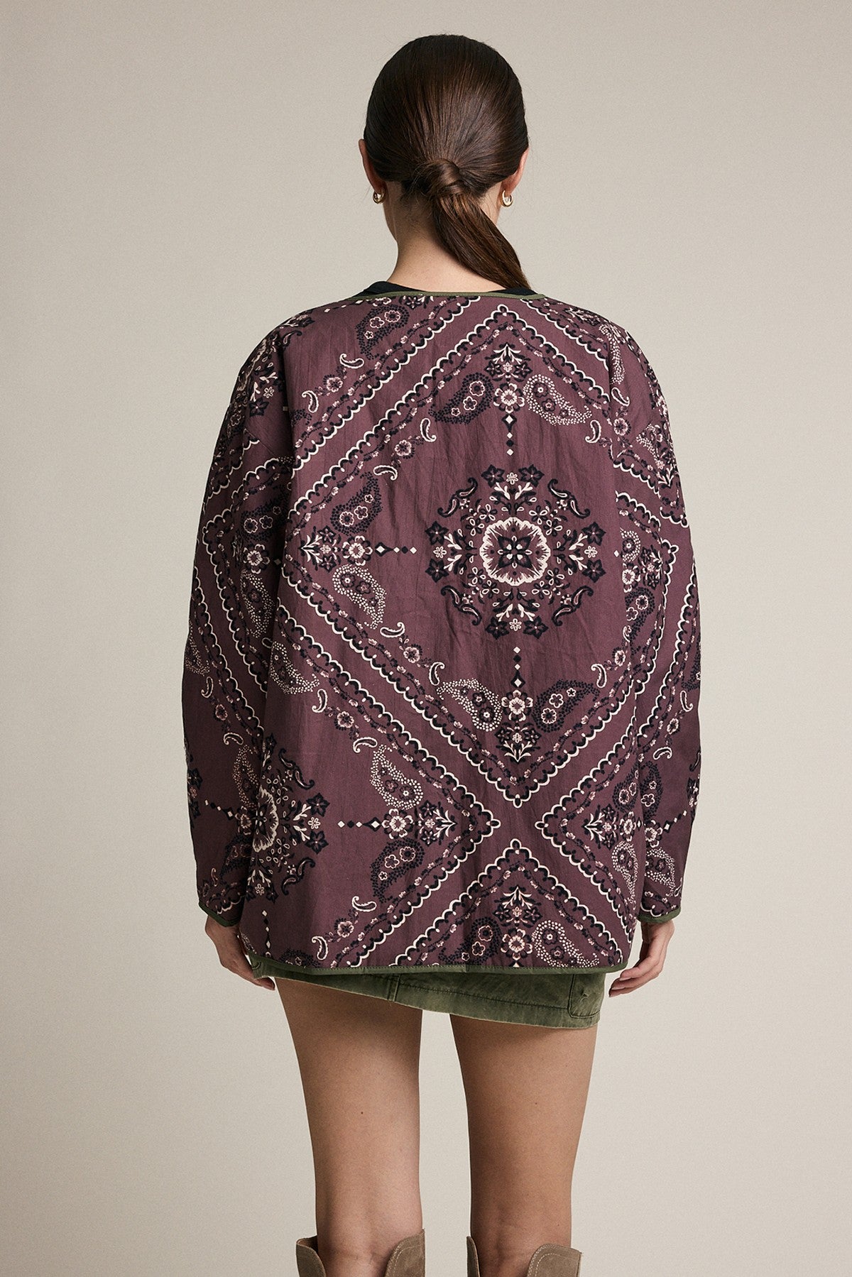 Reversible Quilted Bandana Jacket