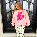 So Much Love Crop Sweatshirt