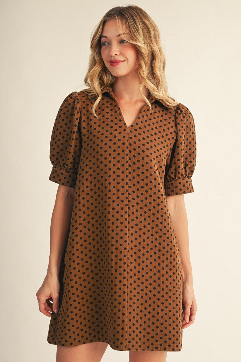 Polka Dot Mini Dress