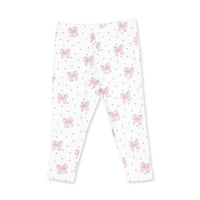 Veiled Pink Bows
V-Ruffle Sweatshirt and Legging