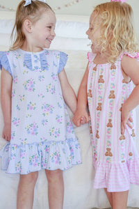 Heirloom Posies Flutter Sleeve Nightgown