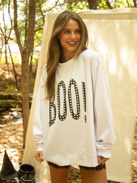 Boo Polka Dot Sweatshirt