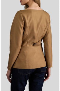 Scoop Neckline Jacket