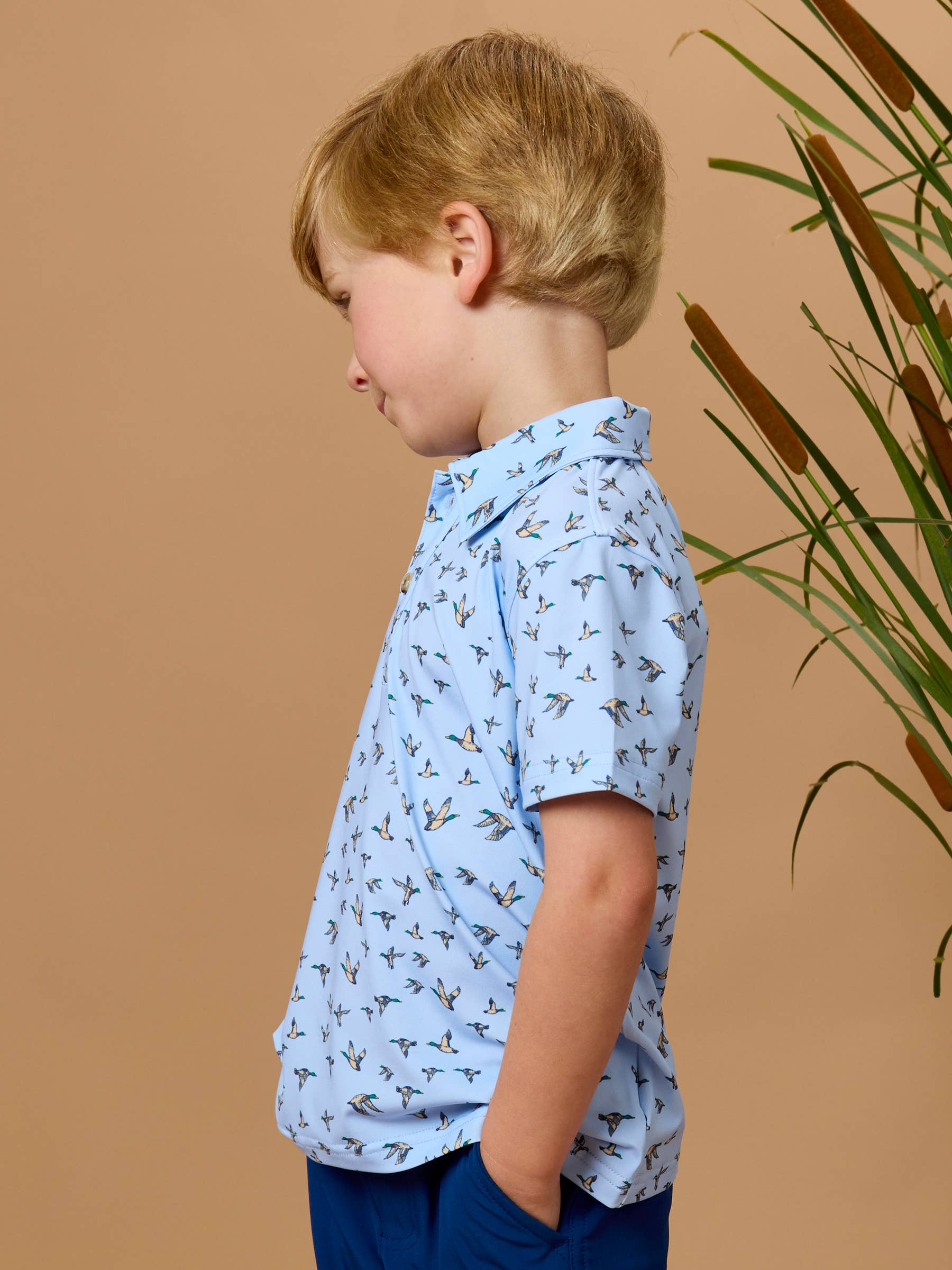 Mallard Skies Short Sleeve Polo