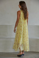 Sleeveless Floral Midi Dress