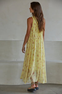 Sleeveless Floral Midi Dress