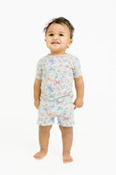 Spring Bows Bamboo Shorts Set