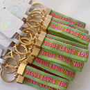 "Jesus Loves You" Keychain