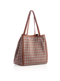 Vale Plaid Tote