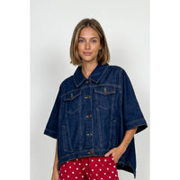 Cape Denim Jacket