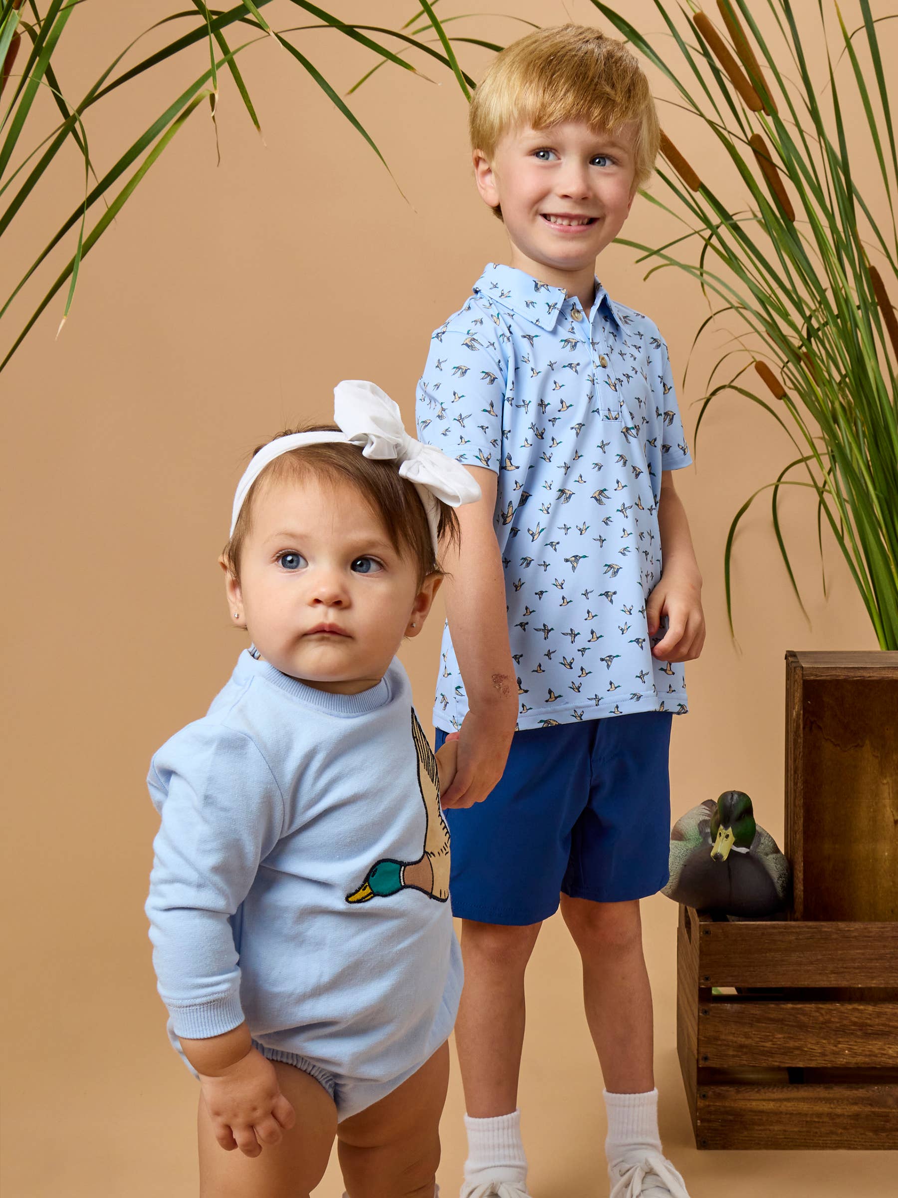 Mallard Skies Short Sleeve Polo