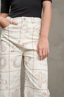 Western Embroidered Pants