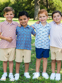 Boys All-Star Action Knit Short Sleeve Performance Polo