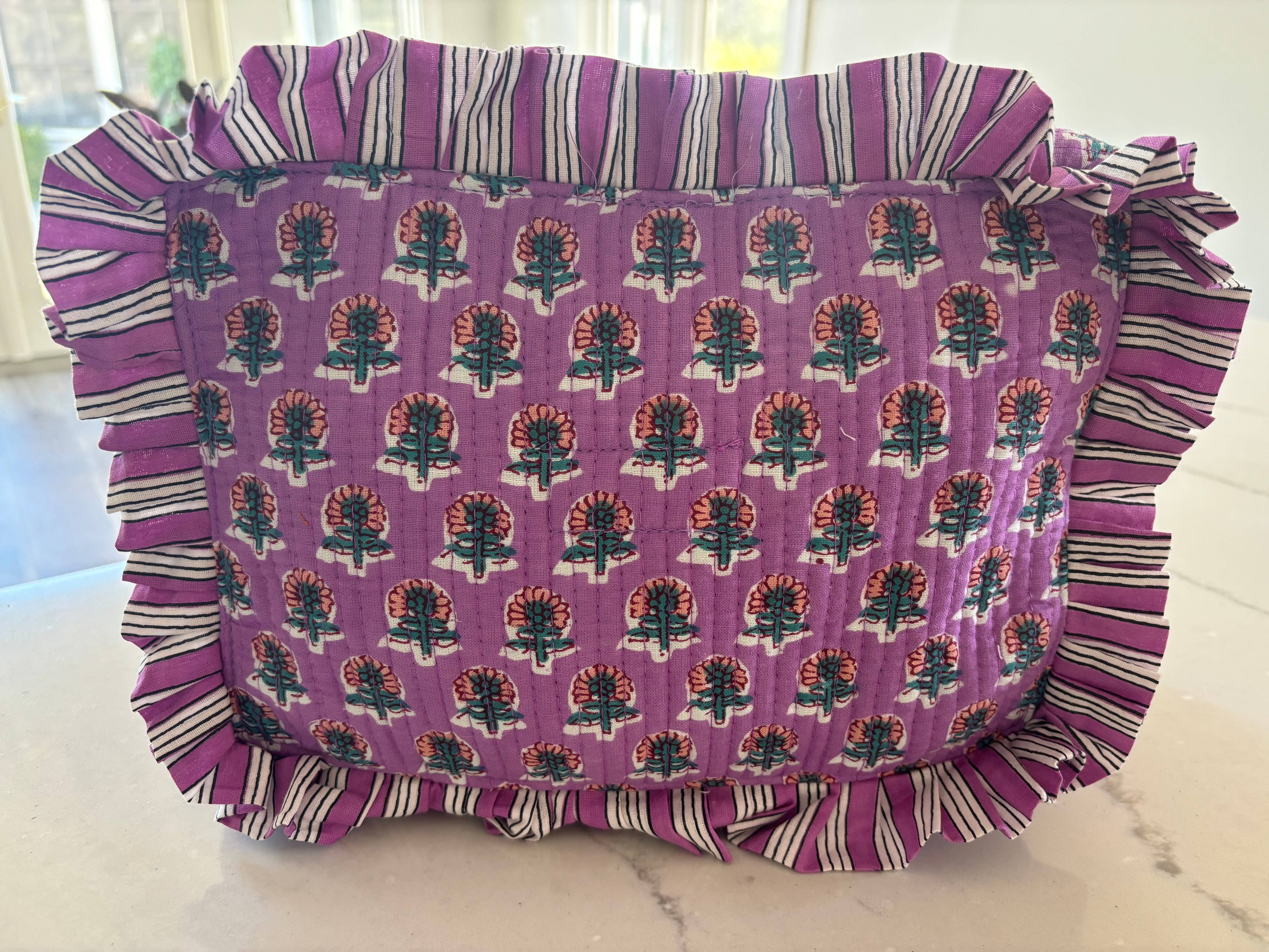 Purple Pop Cosmetic Bag