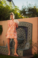 Floral Jacquard Shift Dress