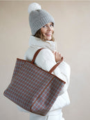 Vale Plaid Tote