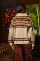 Shearling Collar Western Jacket