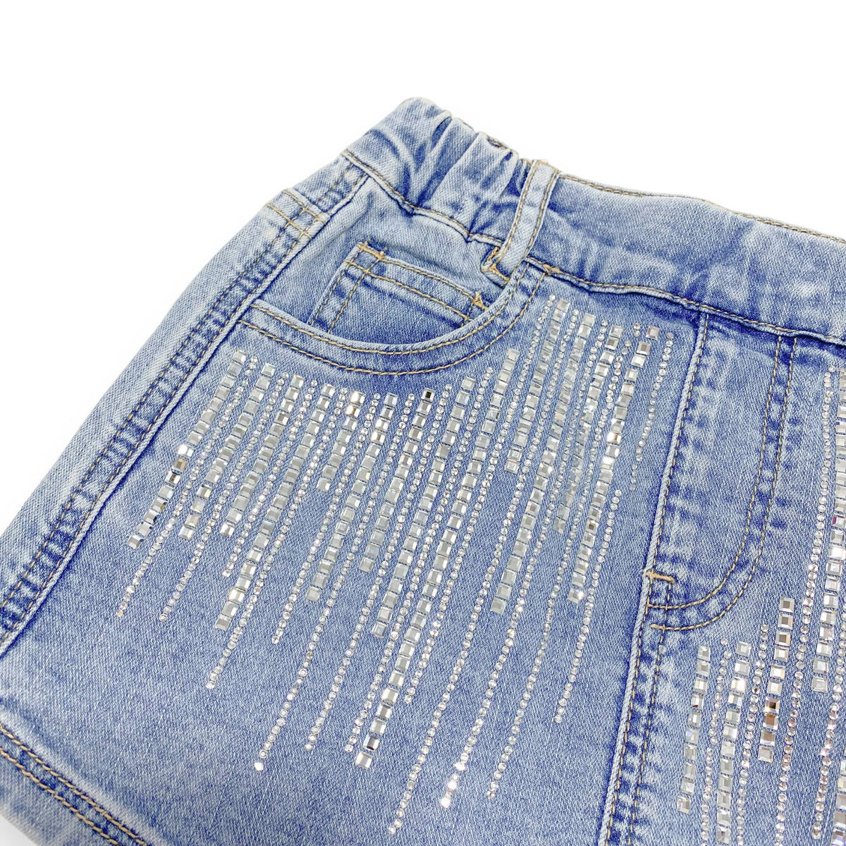 Stone Denim Skort