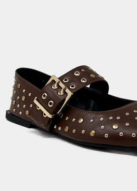 Avril Studded Ballet Flats