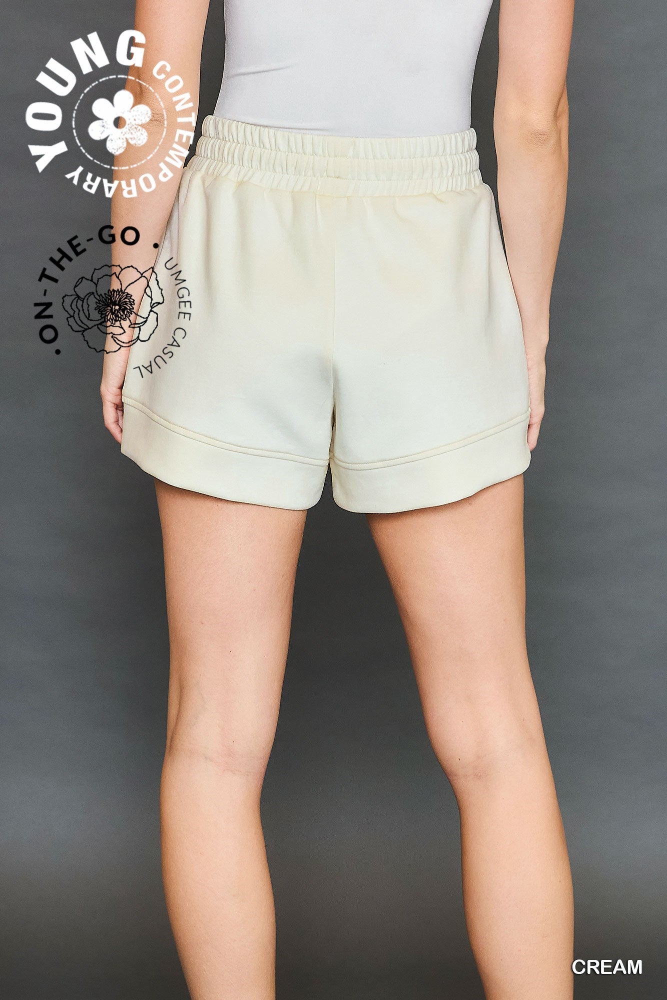 Luxeknit Cream Shorts
