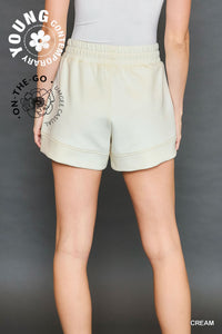 Luxeknit Cream Shorts