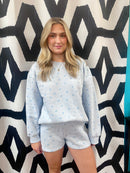 Floral Fleece Sweatshirt