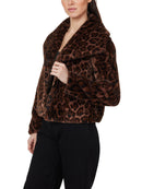 Leopard Faux Fur Jacket