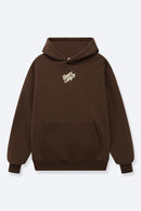 Brown Happy Camp3r Hoodie