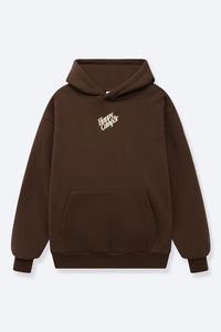 Brown Happy Camp3r Hoodie