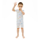 Sea Stripes Short Lounge Wear Set
