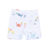 Sea Stripes Short Lounge Wear Set