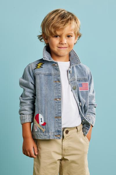 Denim Patch Jacket