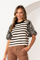 Boxy Embroidered Top