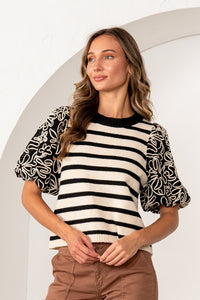Boxy Embroidered Top