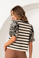 Boxy Embroidered Top