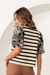 Boxy Embroidered Top