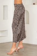 Leopard Midi Skirt