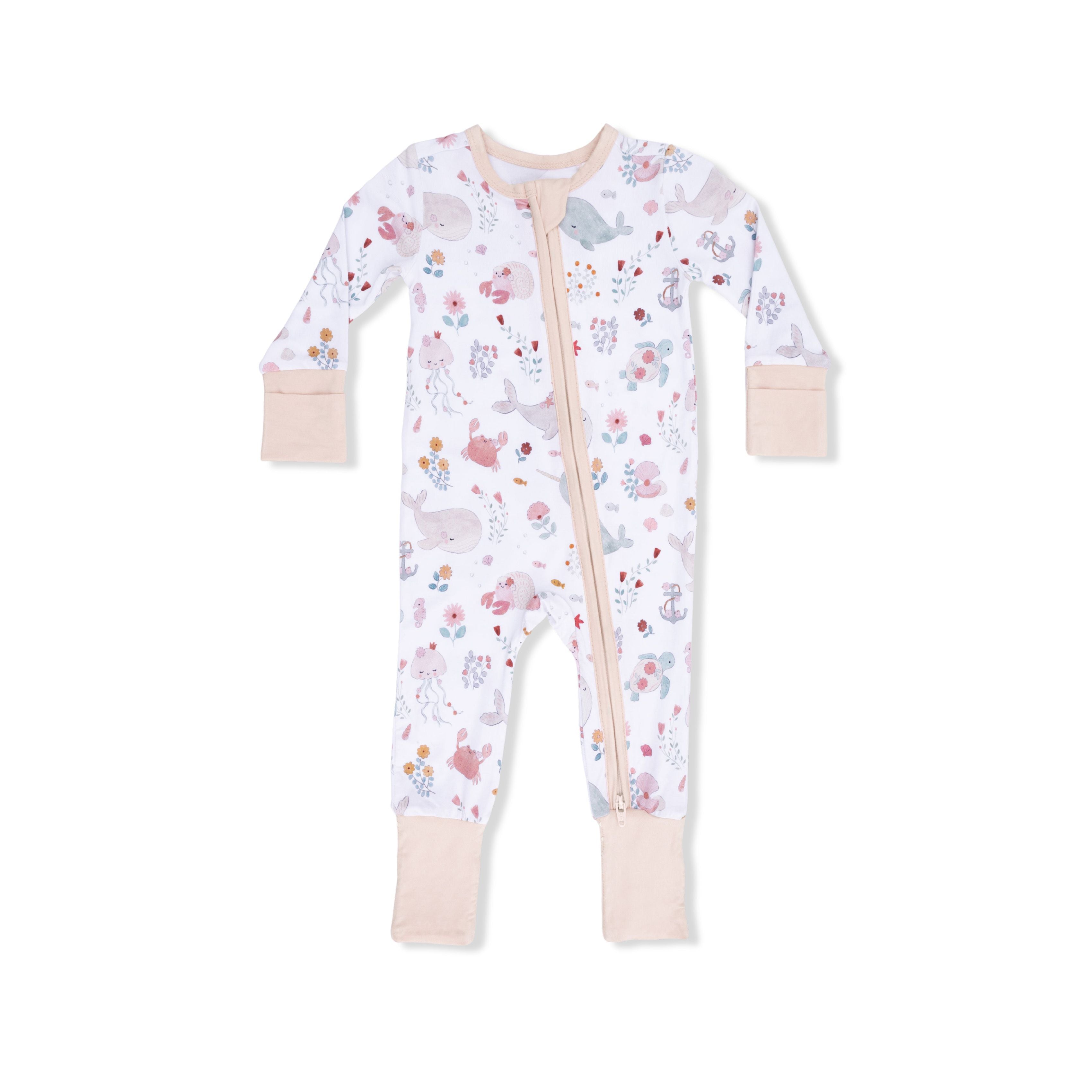 Garden Sea Creatures Convertible Romper