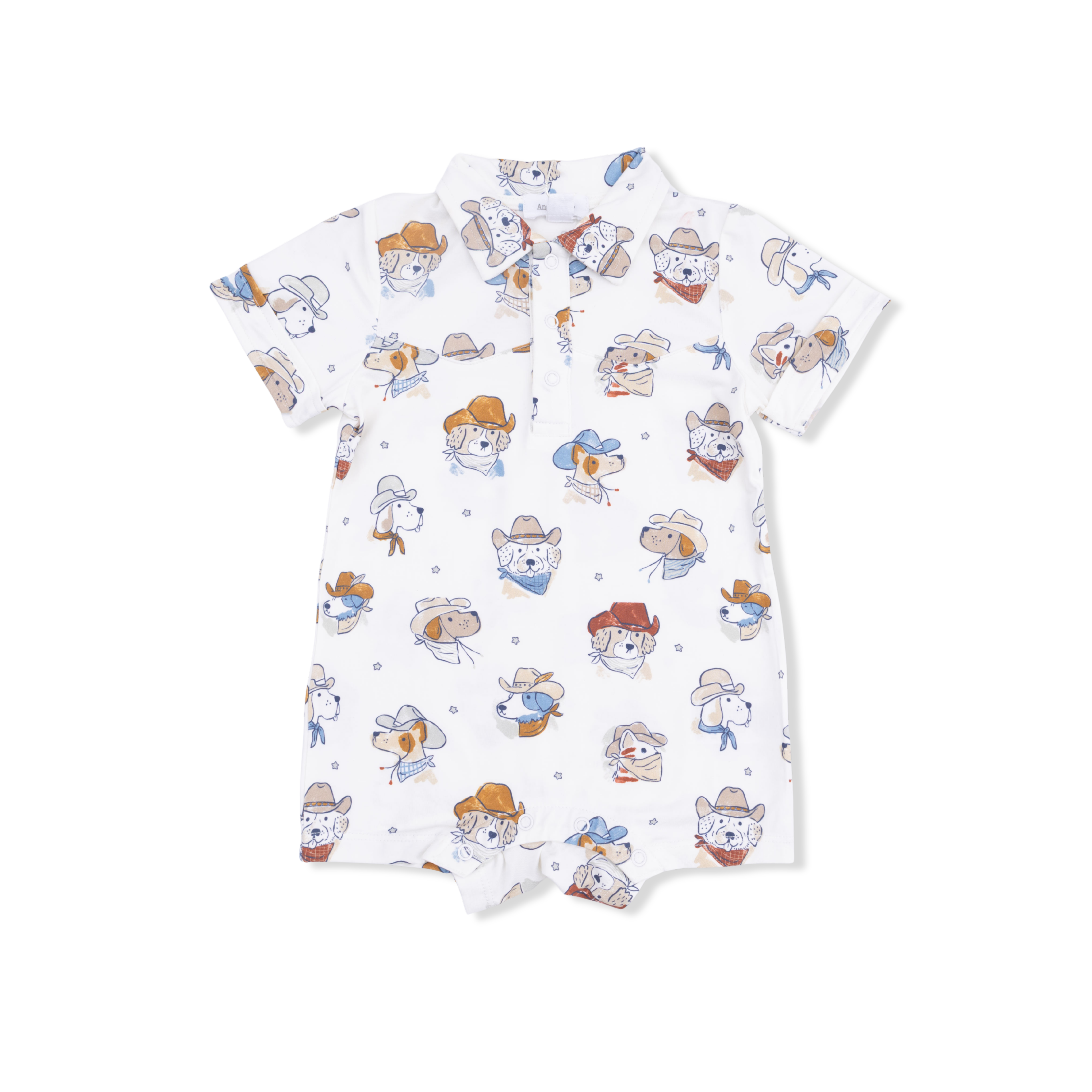 Cowdogs Cowboy Short Romper