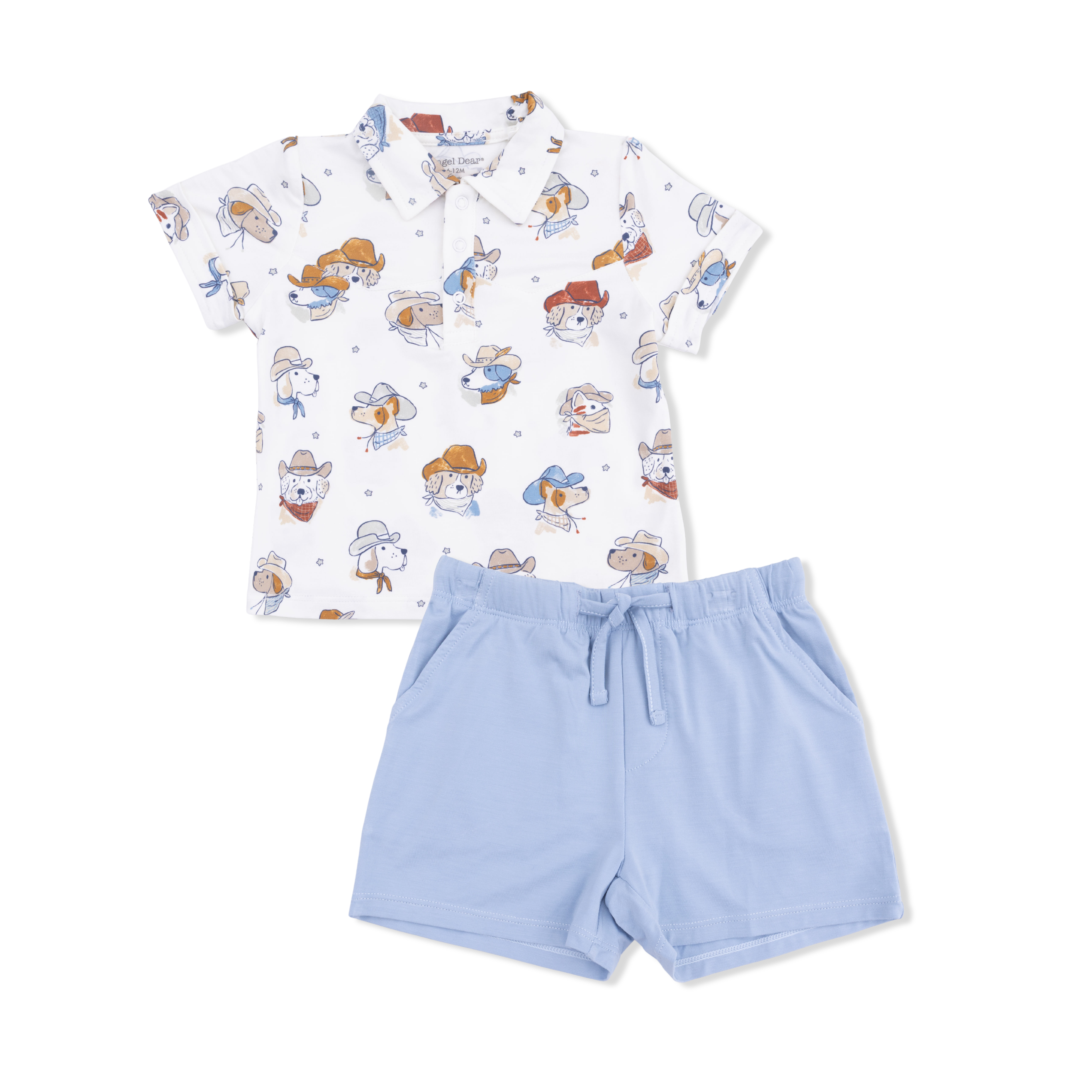Cowdogs Cowboy Polo & Short Set