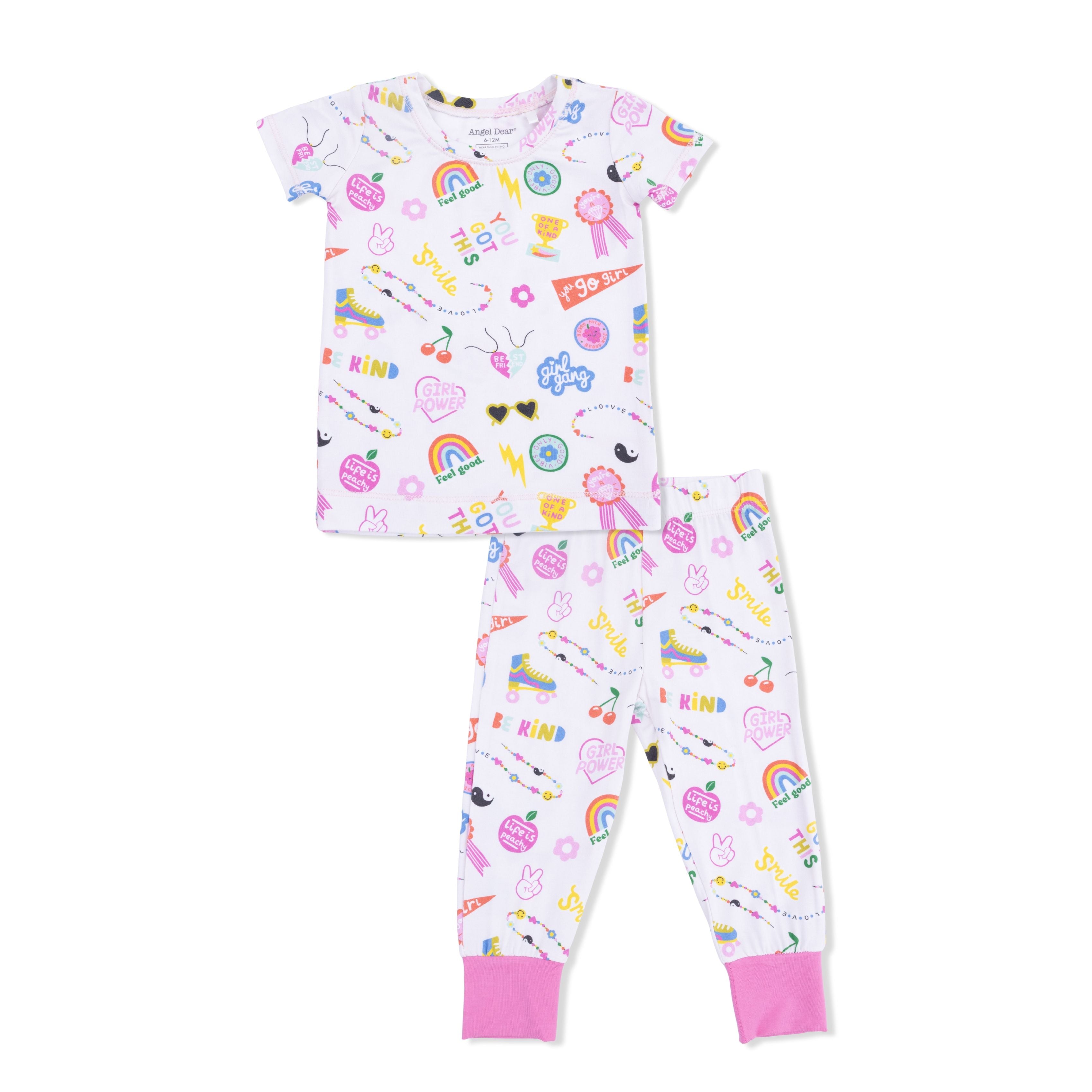 Girl Power Short Sleeve Lounge Set