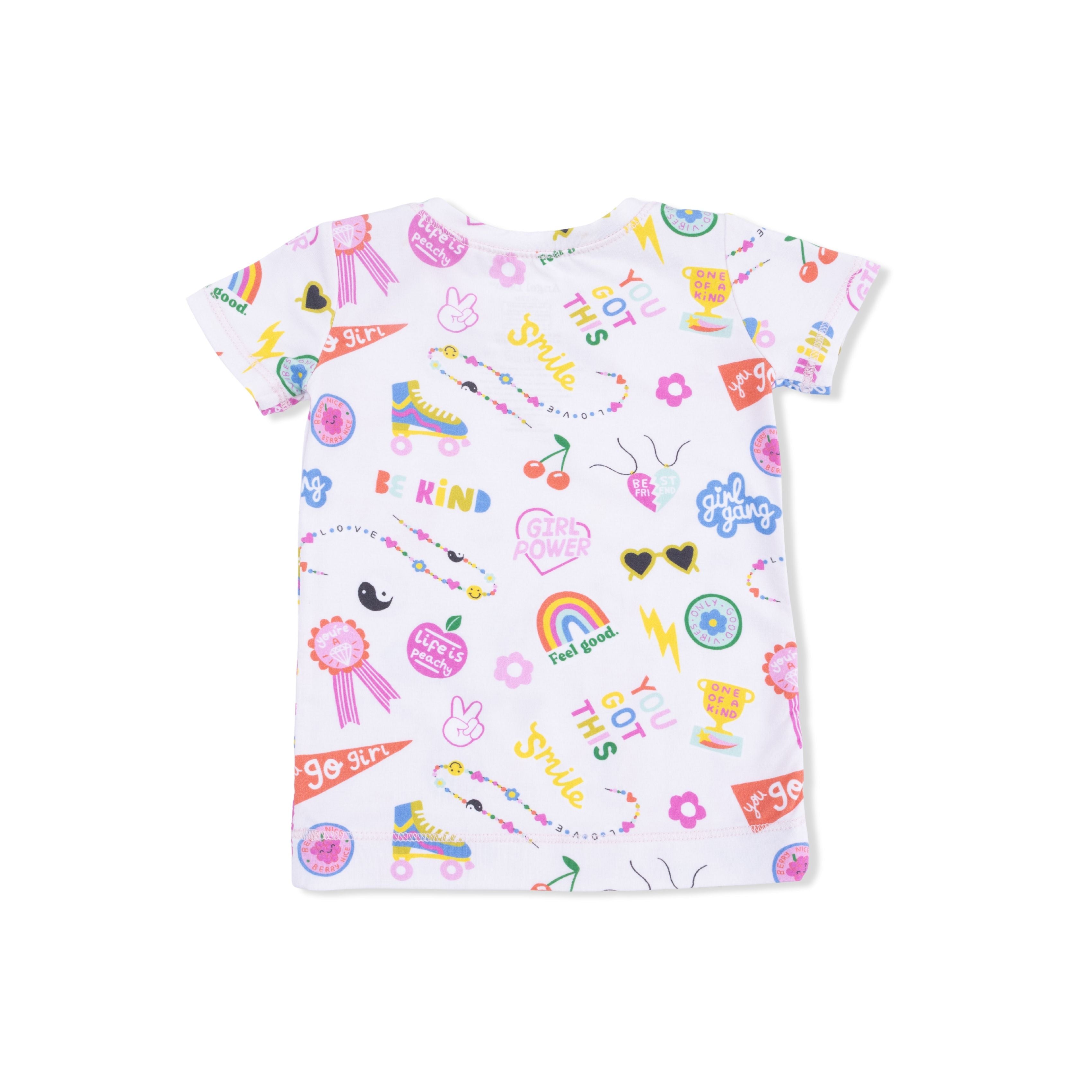 Girl Power Short Sleeve Lounge Set