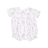 Carousel with Bows Babydoll Bubble Romper