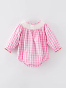 Heart/Bow Smocked Romper