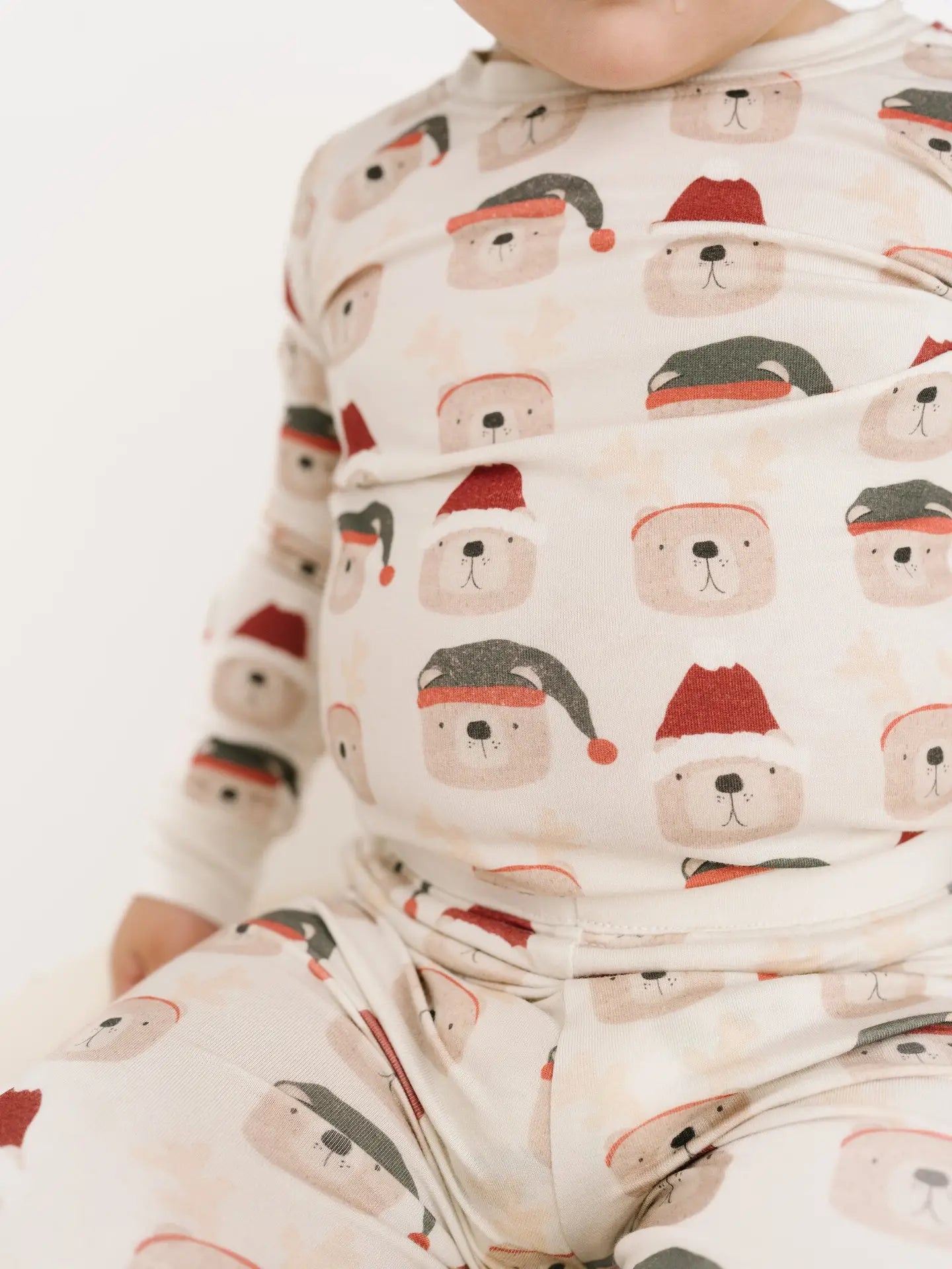 Christmas Bears Bamboo Set